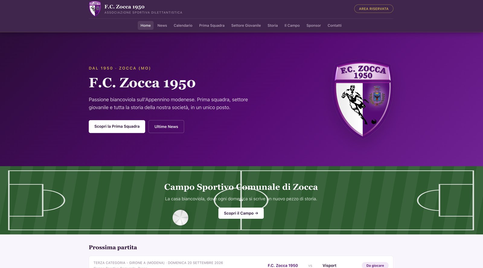 Sito FC Zocca